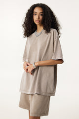 Snowflake Washed Tshirt and Shorts Set