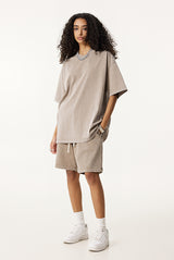 Snowflake Washed Tshirt and Shorts Set