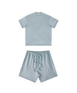 Heavyweight Basic  T-shirt and Shorts Set