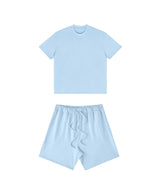 Heavyweight Basic  T-shirt and Shorts Set
