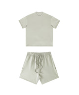 Heavyweight Basic  T-shirt and Shorts Set