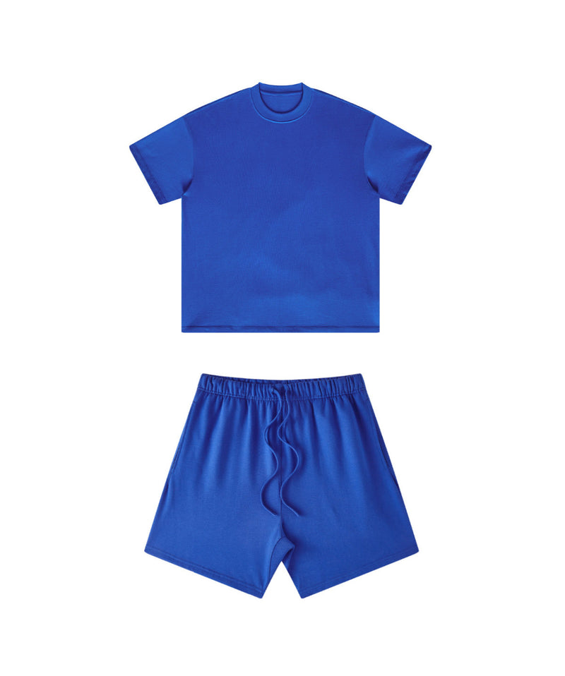 Heavyweight Basic  T-shirt and Shorts Set
