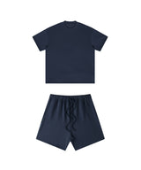 Heavyweight Basic  T-shirt and Shorts Set