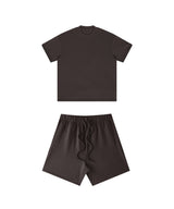 Heavyweight Basic  T-shirt and Shorts Set