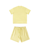 Heavyweight Basic  T-shirt and Shorts Set