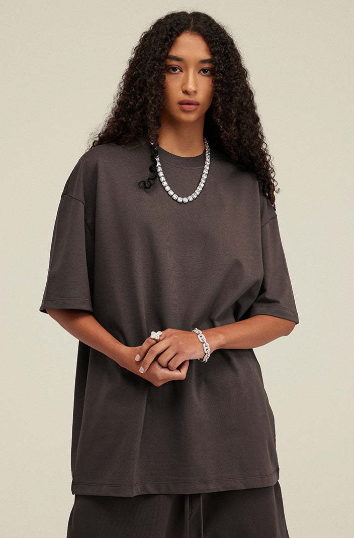 Heavyweight Basic  T-shirt and Shorts Set