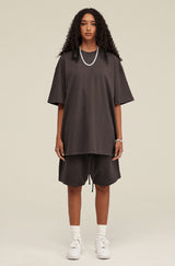 Heavyweight Basic  T-shirt and Shorts Set