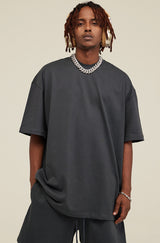 Heavyweight Basic  T-shirt and Shorts Set