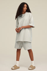 Heavyweight Basic  T-shirt and Shorts Set