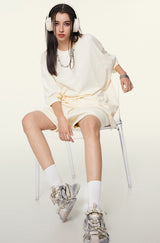 Heavyweight Basic  T-shirt and Shorts Set