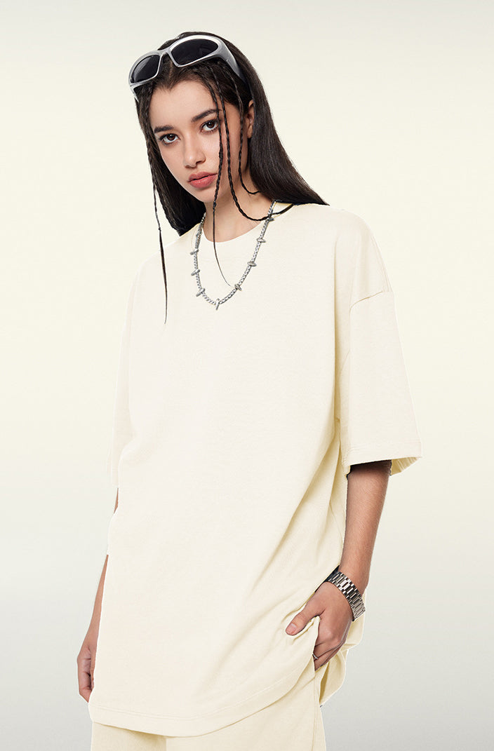 Heavyweight Basic  T-shirt and Shorts Set