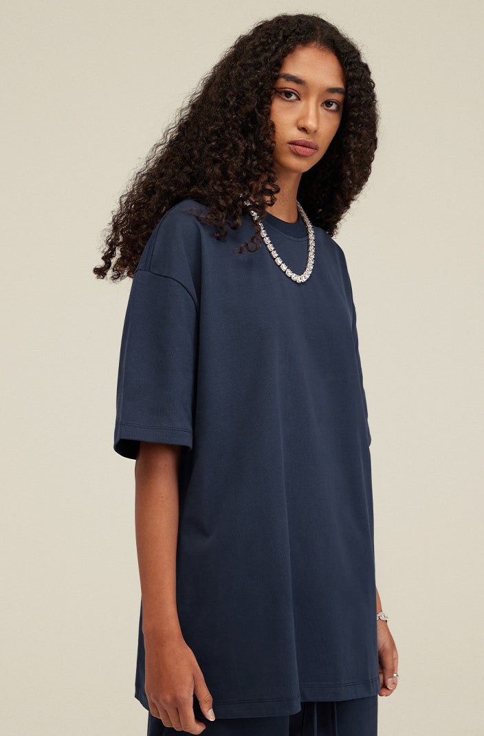 Heavyweight Basic  T-shirt and Shorts Set