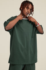 Heavyweight Basic  T-shirt and Shorts Set