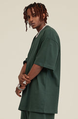 Heavyweight Basic  T-shirt and Shorts Set