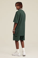 Heavyweight Basic  T-shirt and Shorts Set