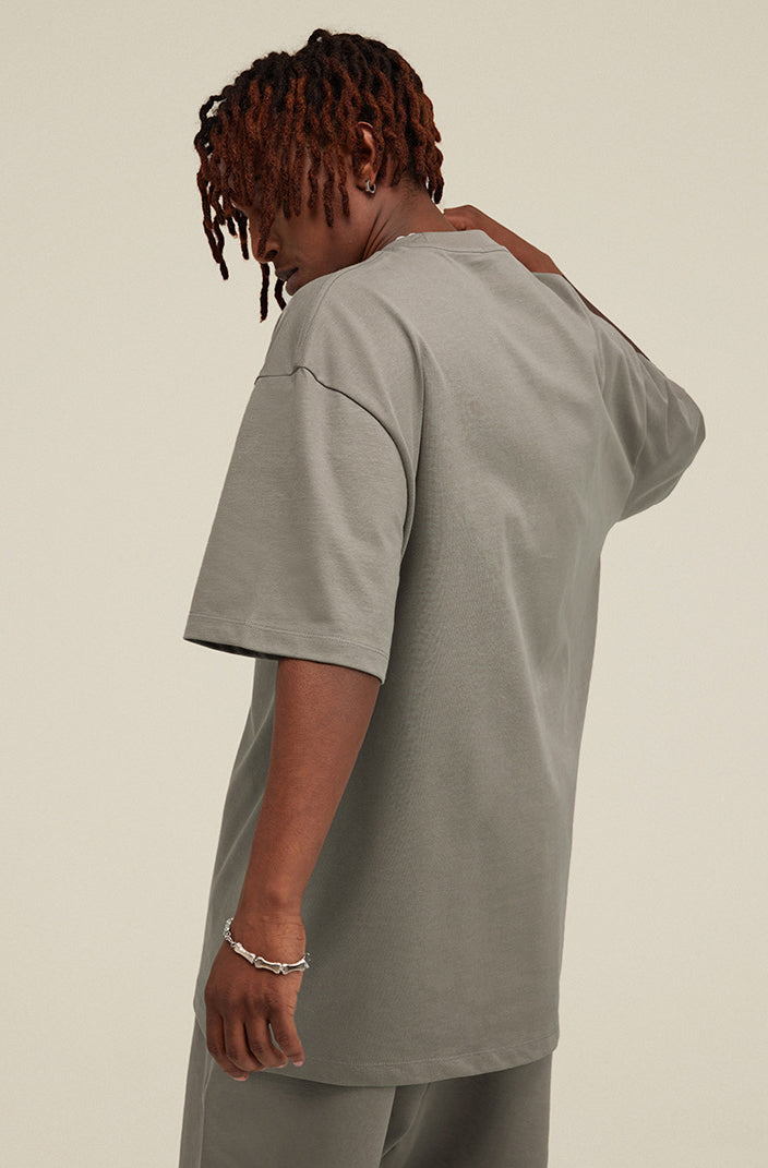 Heavyweight Basic  T-shirt and Shorts Set