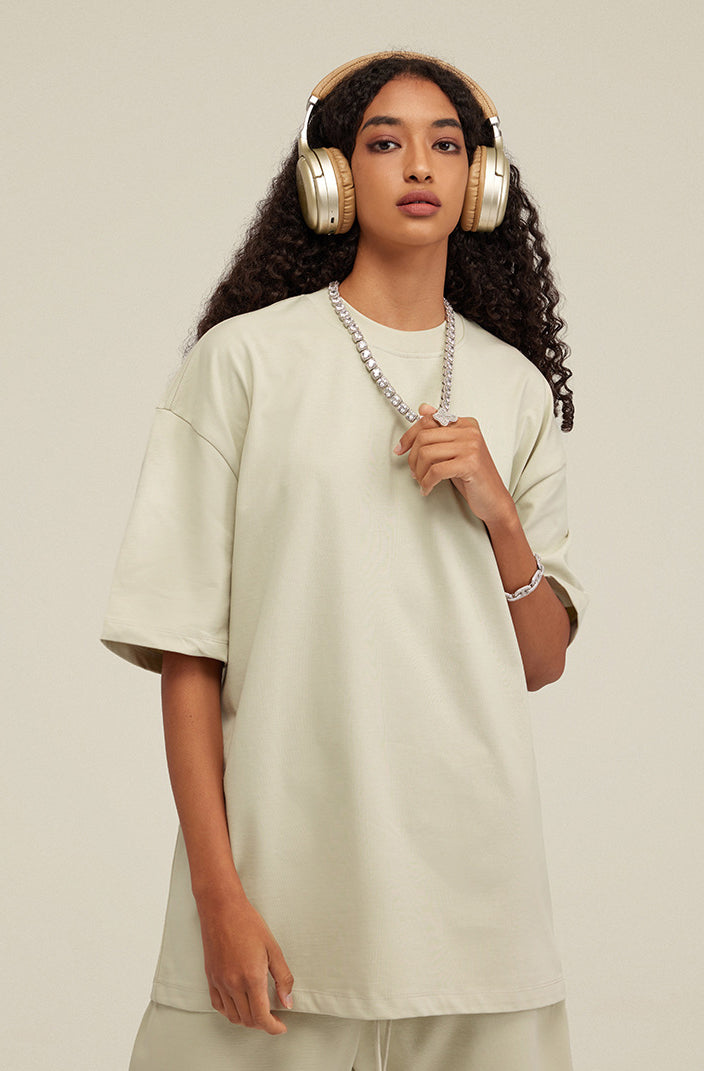 Heavyweight Basic  T-shirt and Shorts Set