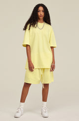 Heavyweight Basic  T-shirt and Shorts Set