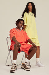 Heavyweight Basic  T-shirt and Shorts Set