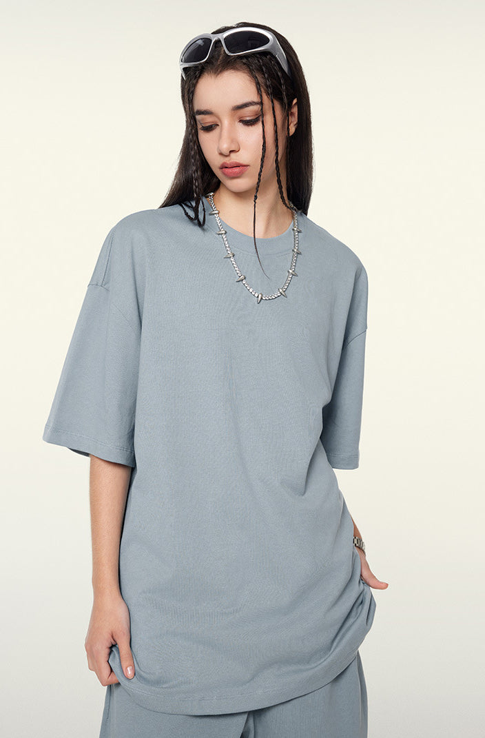 Heavyweight Basic  T-shirt and Shorts Set