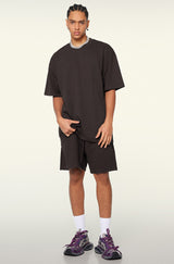 Heavyweight Basic  T-shirt and Shorts Set