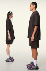Heavyweight Basic  T-shirt and Shorts Set