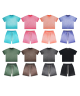 Reverse Base Color Treatment With Baking Effect T-shirt 250g