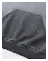 Distressed Washable Hooded Sweatshirt 430g