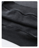 Distressed Washable Hooded Sweatshirt 430g