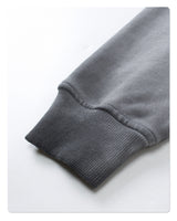 Distressed Washable Hooded Sweatshirt 430g