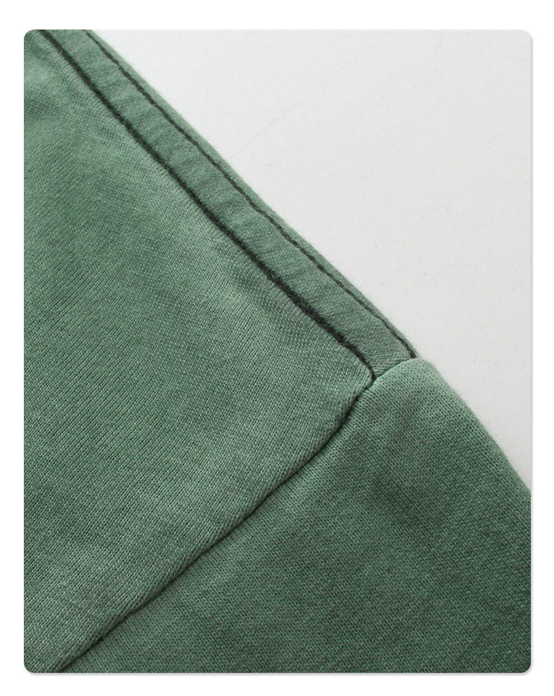 Reverse Base Color Treatment With Baking Effect Tshirt and Shorts Set