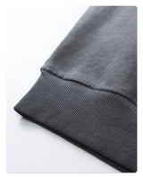 Distressed Washable Hooded Sweatshirt 430g