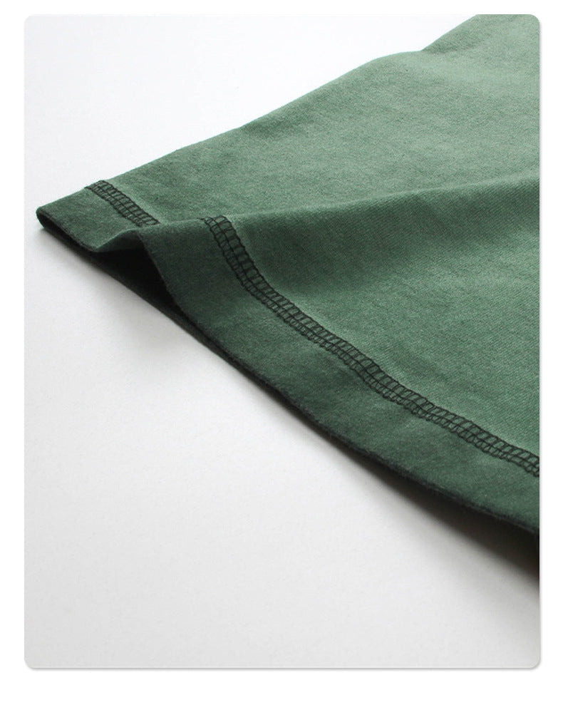 Reverse Base Color Treatment With Baking Effect T-shirt 250g