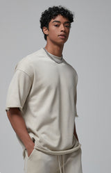 Sun Faded Wached With Distressed French Terry Shorts 360g