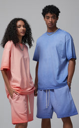 Reverse Base Color Treatment With Baking Effect T-shirt 250g