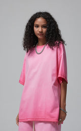 Reverse Base Color Treatment With Baking Effect T-shirt 250g