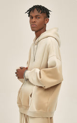 Distressed Hooded Sweatshirt 360g