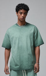 Reverse Base Color Treatment With Baking Effect T-shirt 250g