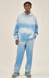 Distressed Hooded Sweatshirt 360g