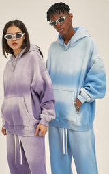 Distressed Hooded Sweatshirt 360g