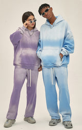 Distressed Hooded Sweatshirt 360g