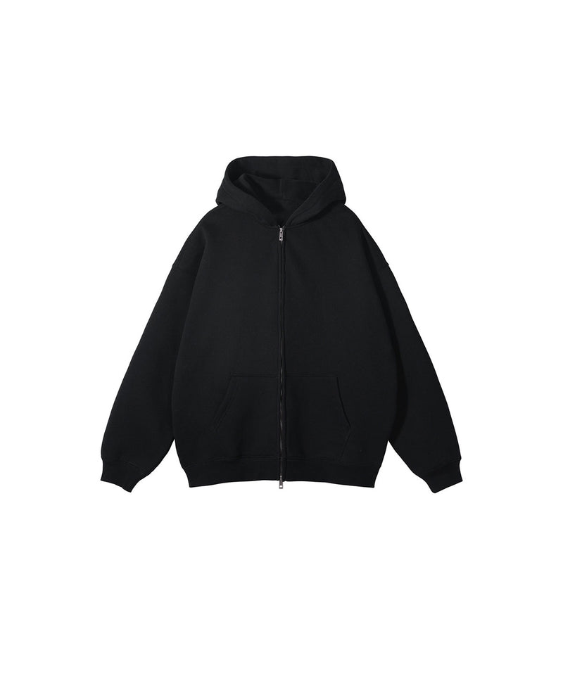 French terry with fleece zip up 345g