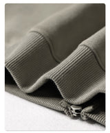 French terry with fleece zip up Sweatshirt Set 345g