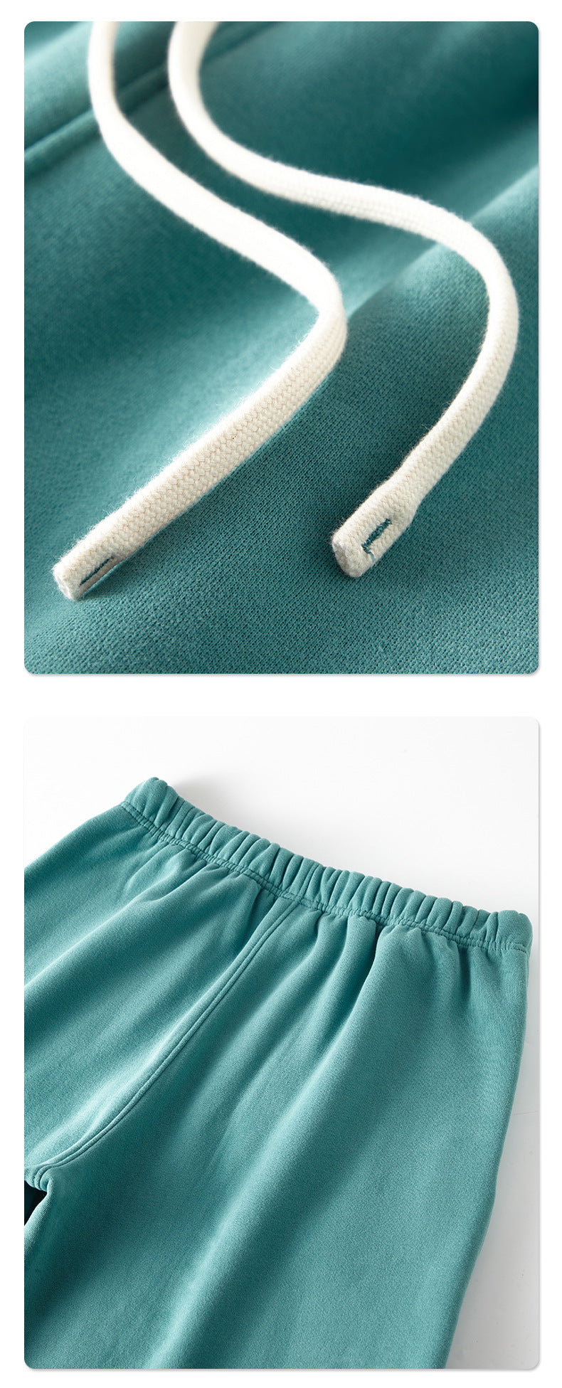 French terry with fleece zip up 345g