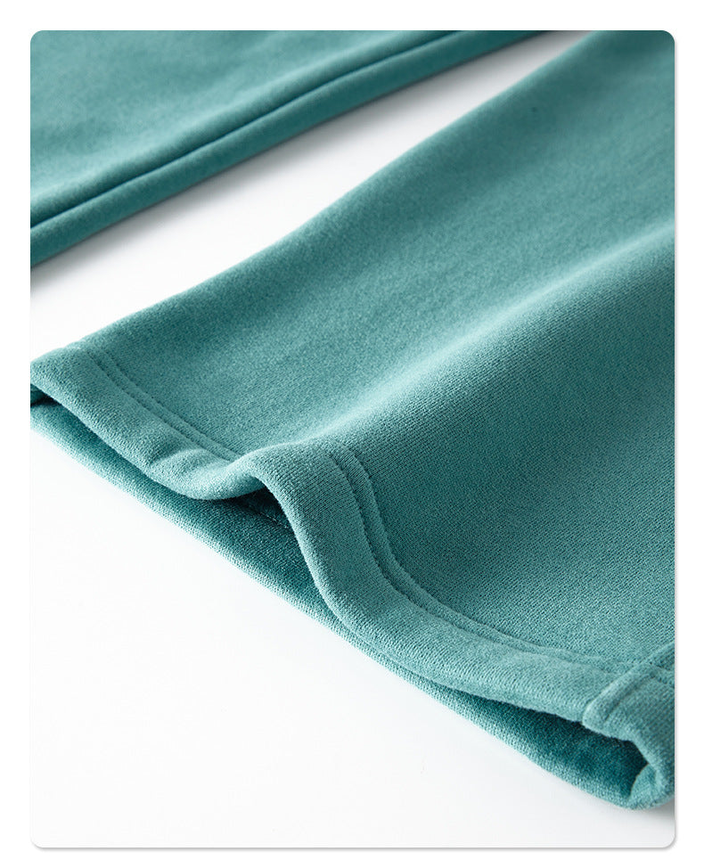 French terry with fleece zip up 345g