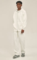 French terry with fleece zip up 345g