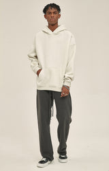 French terry with fleece hoodie 345g