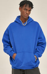 French terry with fleece hoodie 345g