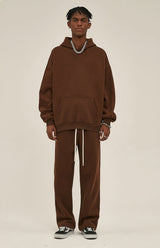 French terry with fleece hoodie 345g