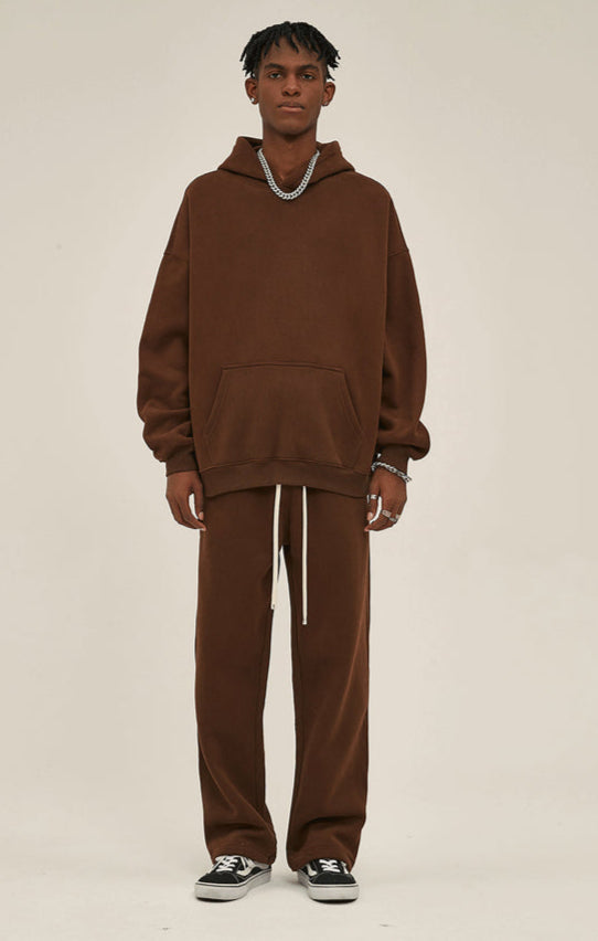 French terry with fleece sweatpants 345g